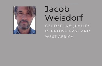 Jacob Weisdorf előadása