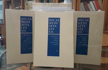 Megjelent a Micae Mediaevales XII. kötete