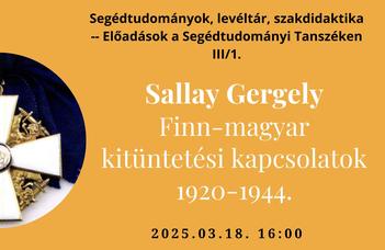 Sallay Gergely előadása